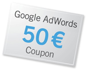 Coupon AdWords 50 Euro